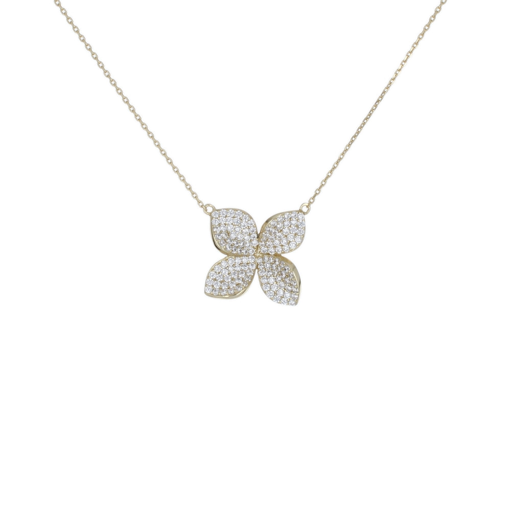 4 PETAL PENDANT NECKLACE