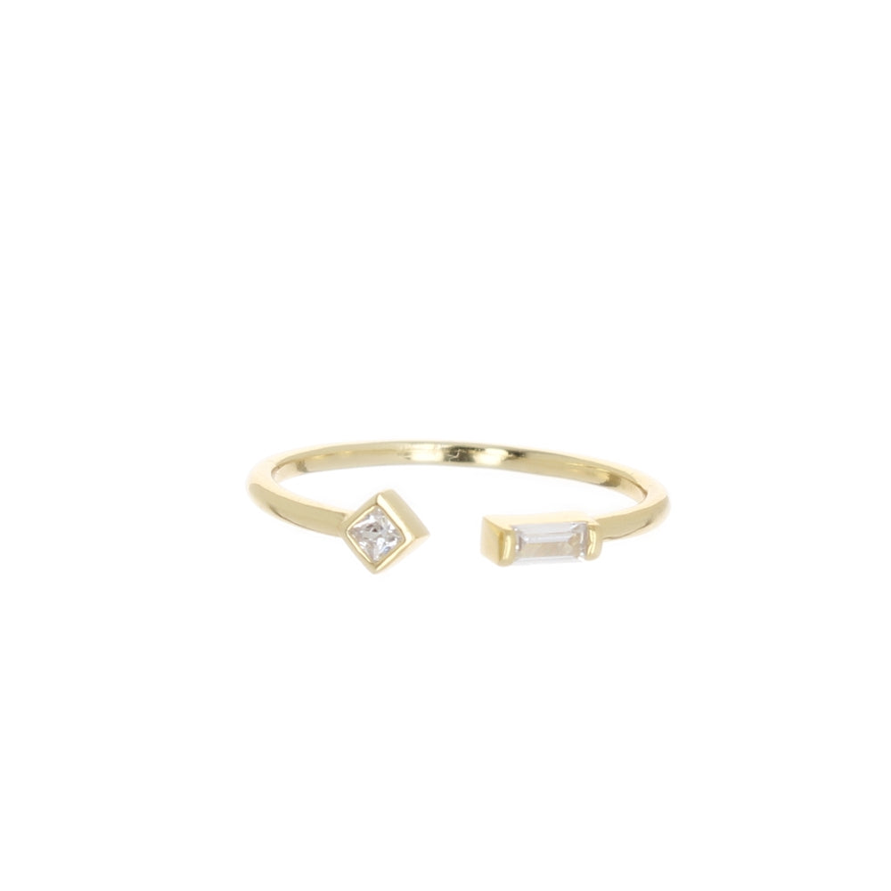 GEOMETRIC SHAPES CZ RING