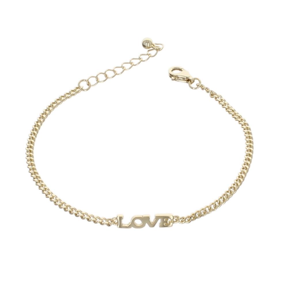 LOVE cuban link bracelet