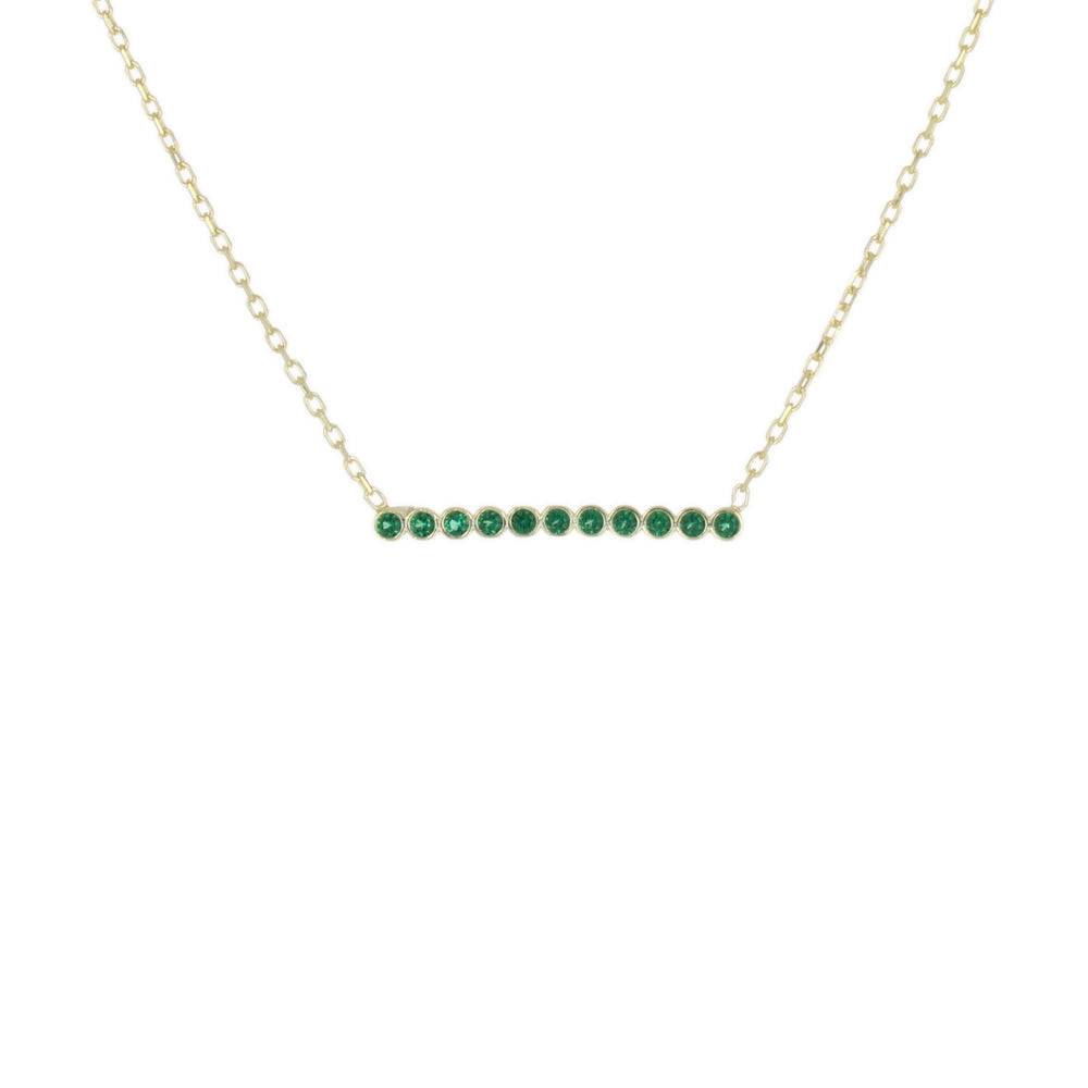 CZ BAR NECKLACE