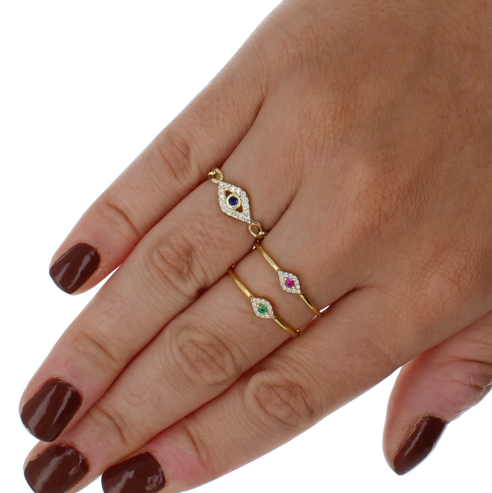 EVIL EYE DAINTY RING